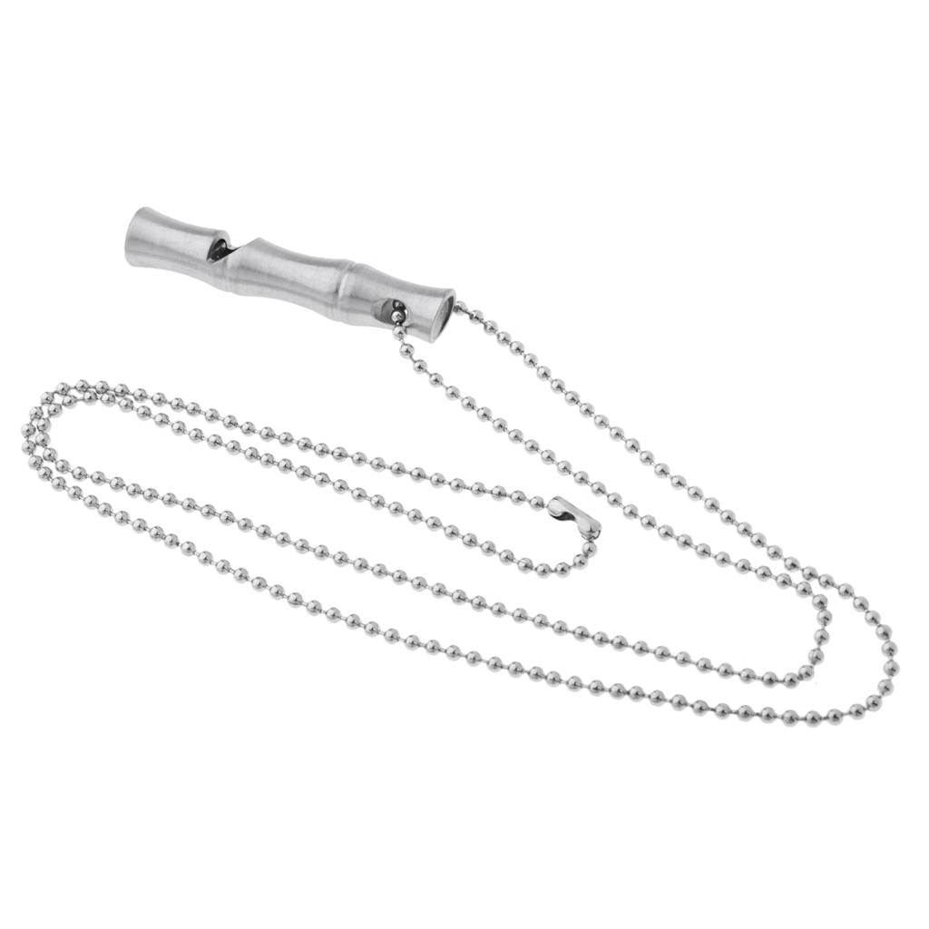 Emergency Safety Whistle Outdoor Survival Waterproof Stainless Steel Whistle