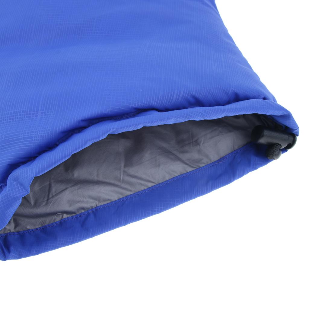 Outdoor Thermal Snow Gaiters Feet Shoes Cover Duck Down Slippers Boots Blue M