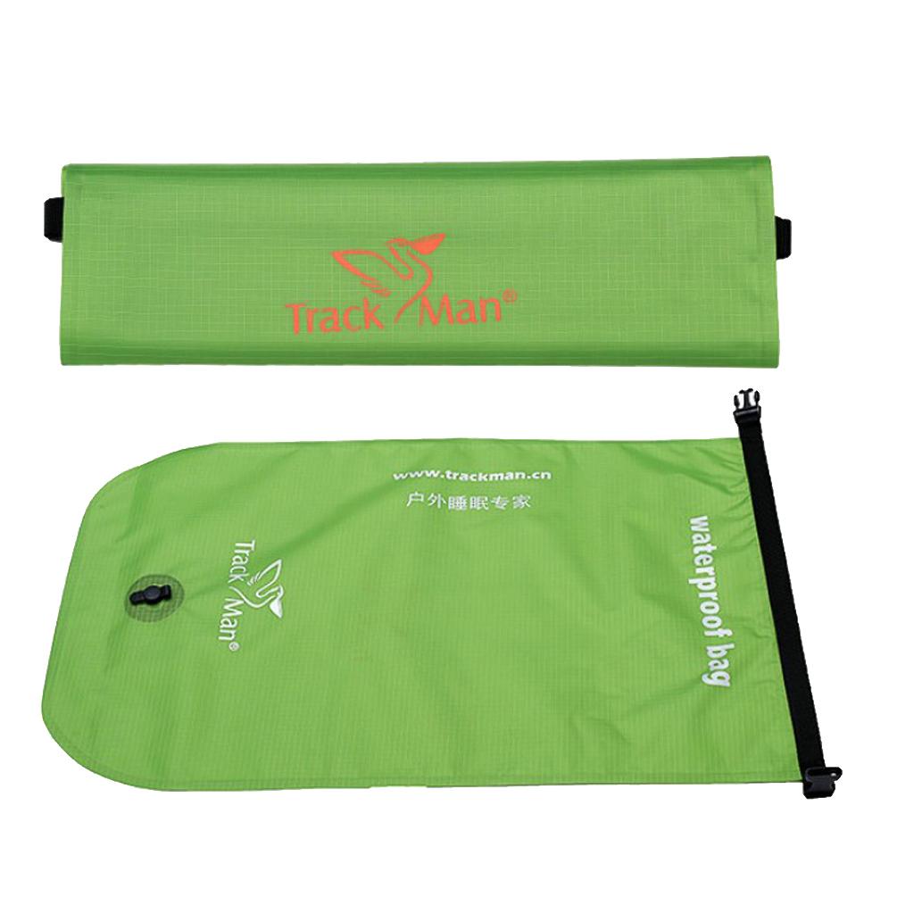 18L Camping Collapsible Water Bucket Waterproof Bag Barrel Pail Green