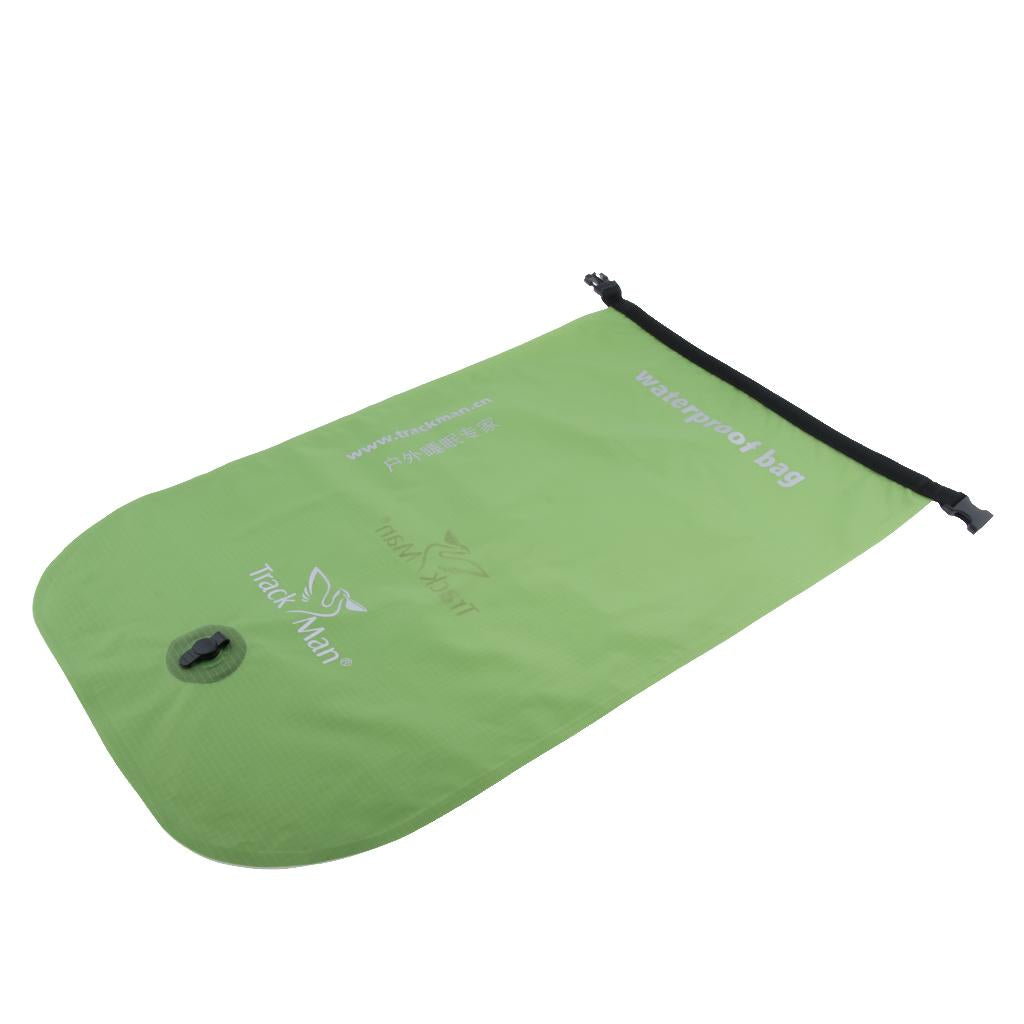 18L Camping Collapsible Water Bucket Waterproof Bag Barrel Pail Green
