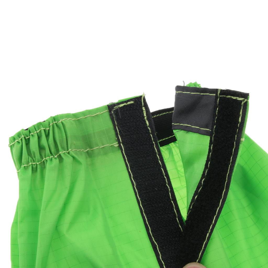 Outdoor Walking Hiking Waterproof Gaiters Boot Covers Leg Guards green