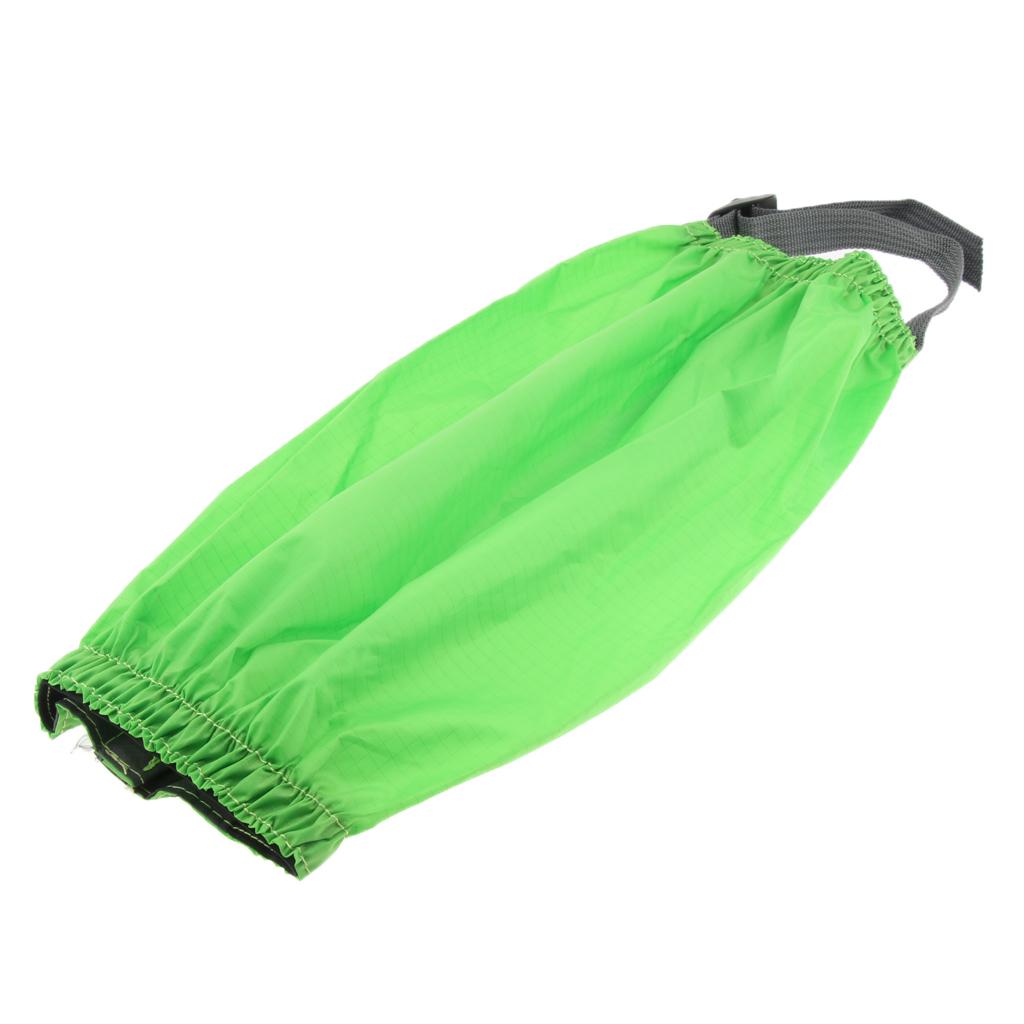 Outdoor Walking Hiking Waterproof Gaiters Boot Covers Leg Guards green