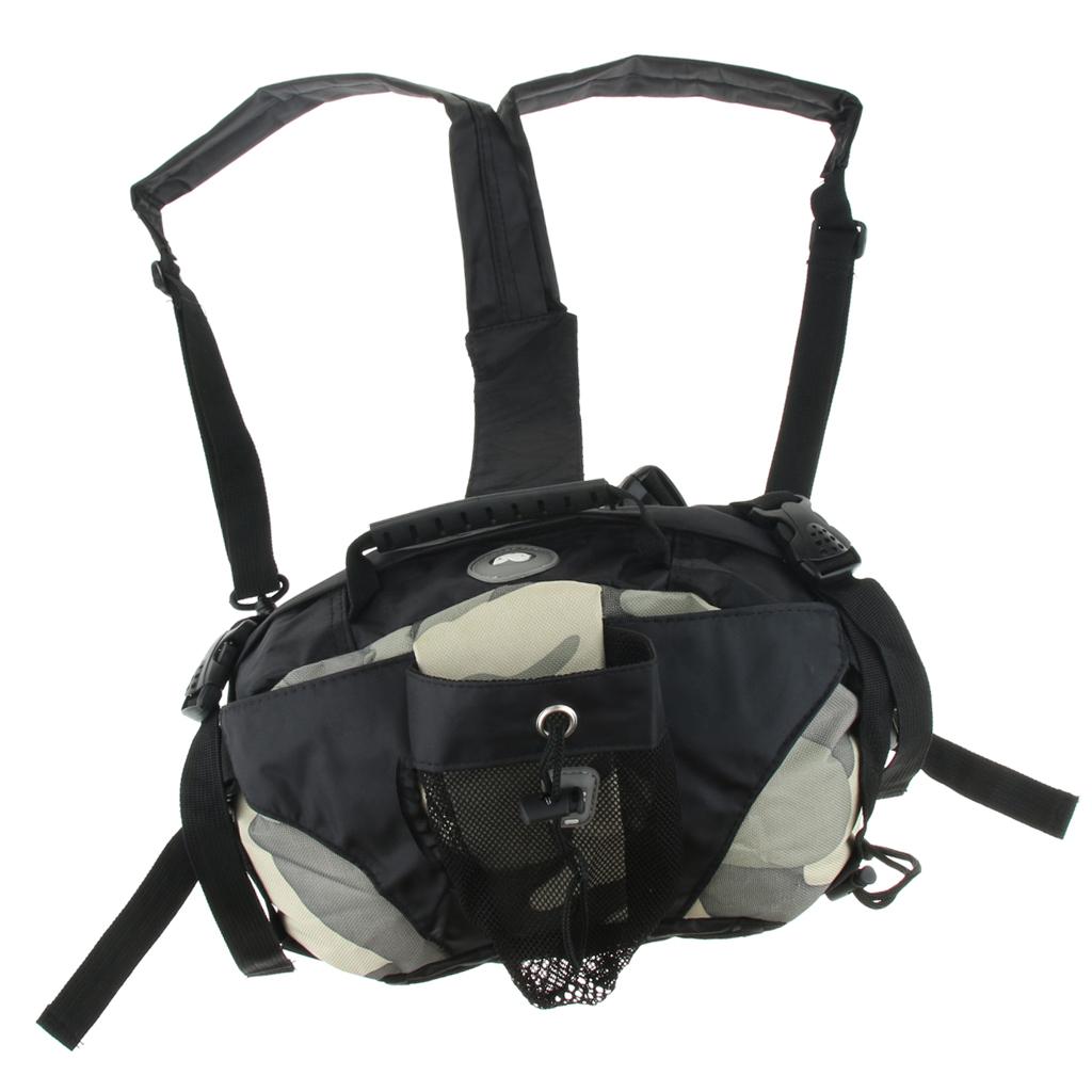 Roller Skates Waist Backpack Skating Sports Shoes Boots Carry Bag Camo