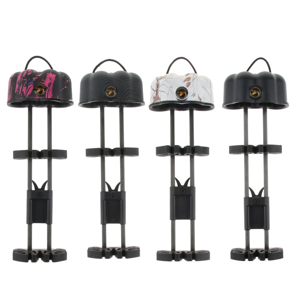 Aluminum Compound Bow 5 Arrow Quiver Holder Quick Connect Pink Camo