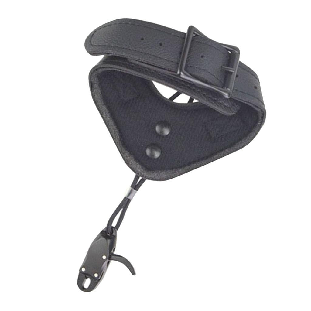 Archery Release Aid Wrist Strap Caliper Trigger Finger Grip for Compound Bow