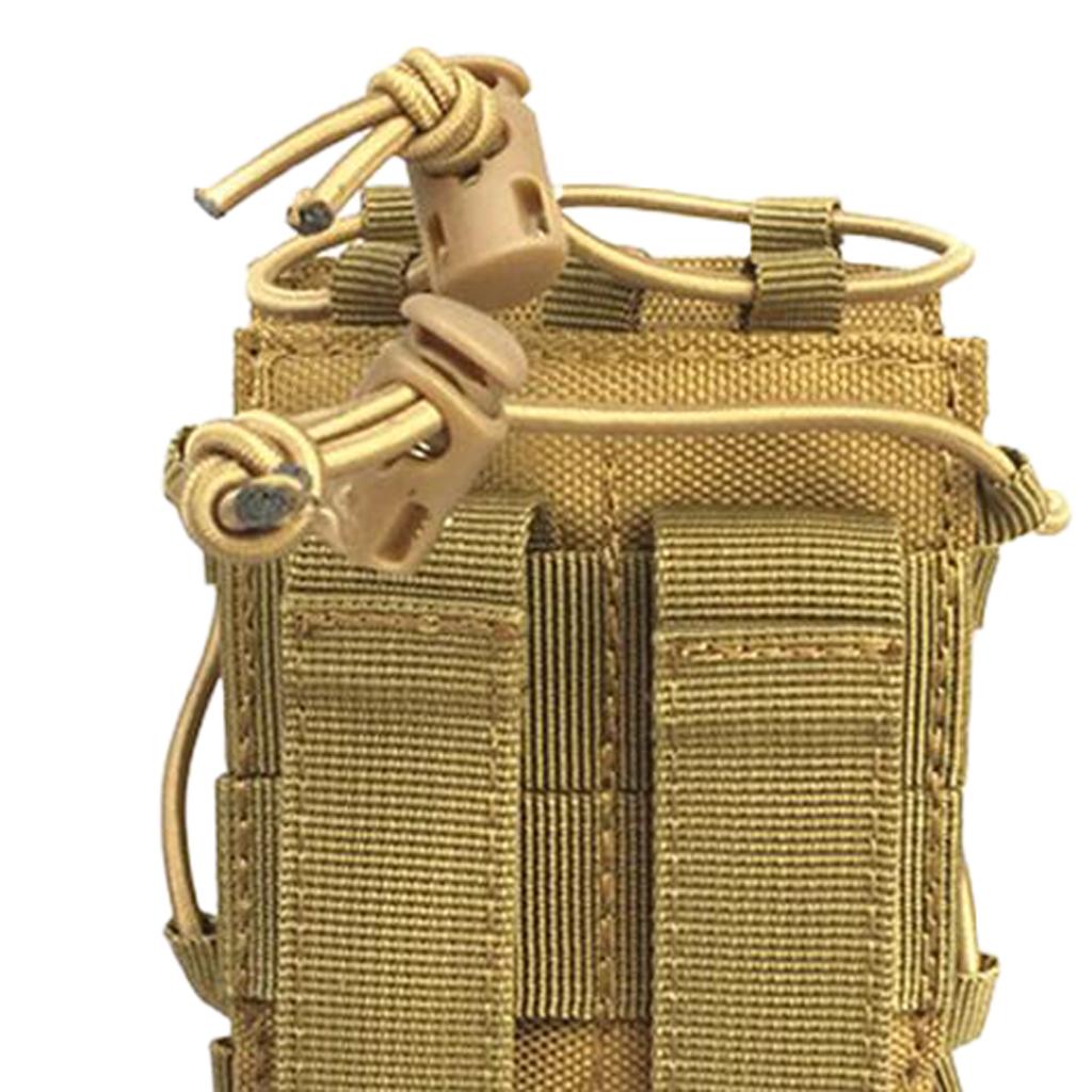 Military Molle Tactical Travel Water Bottle Flask Pouch Carry Bag Case Khaki
