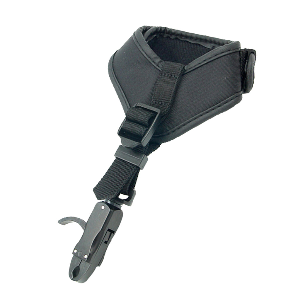 Adjustable Archery Compound Bow Release - Wrist Strap with Foldback Design