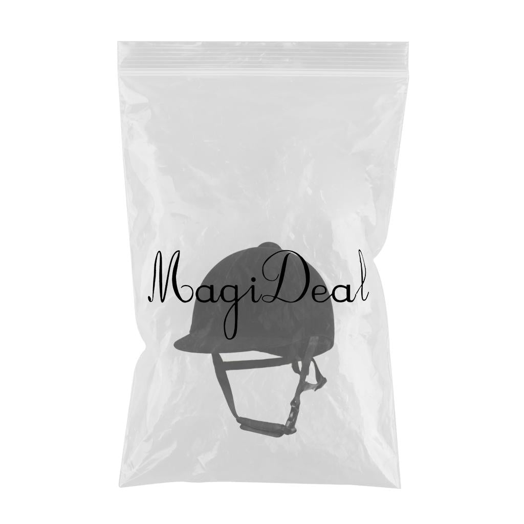 Horse Riding Safety Helmet Equestrian Sport Schooling Protective Head Gear 2XL Black