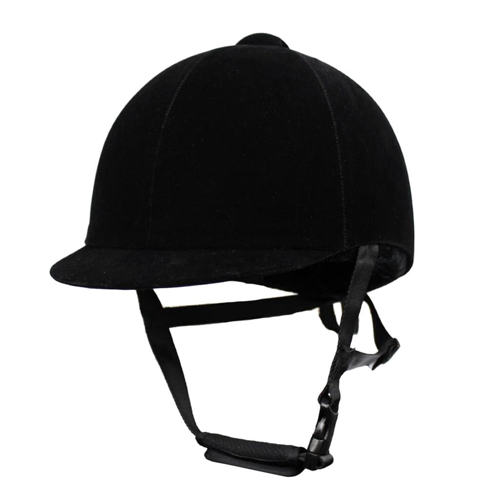 Horse Riding Safety Helmet Equestrian Sport Schooling Protective Head Gear 2XL Black