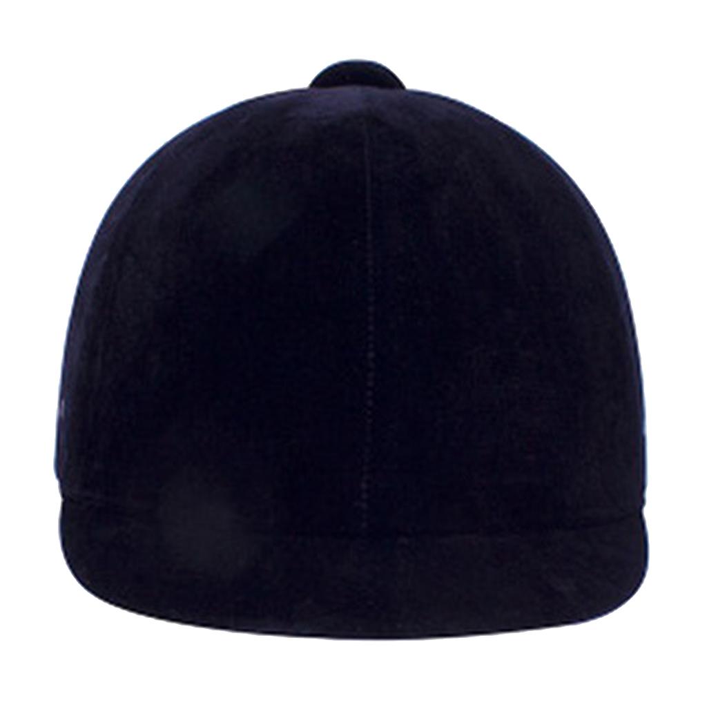 Breathable Velvet Horse Riding Helmet Equestrian Safety Head Protector 58cm