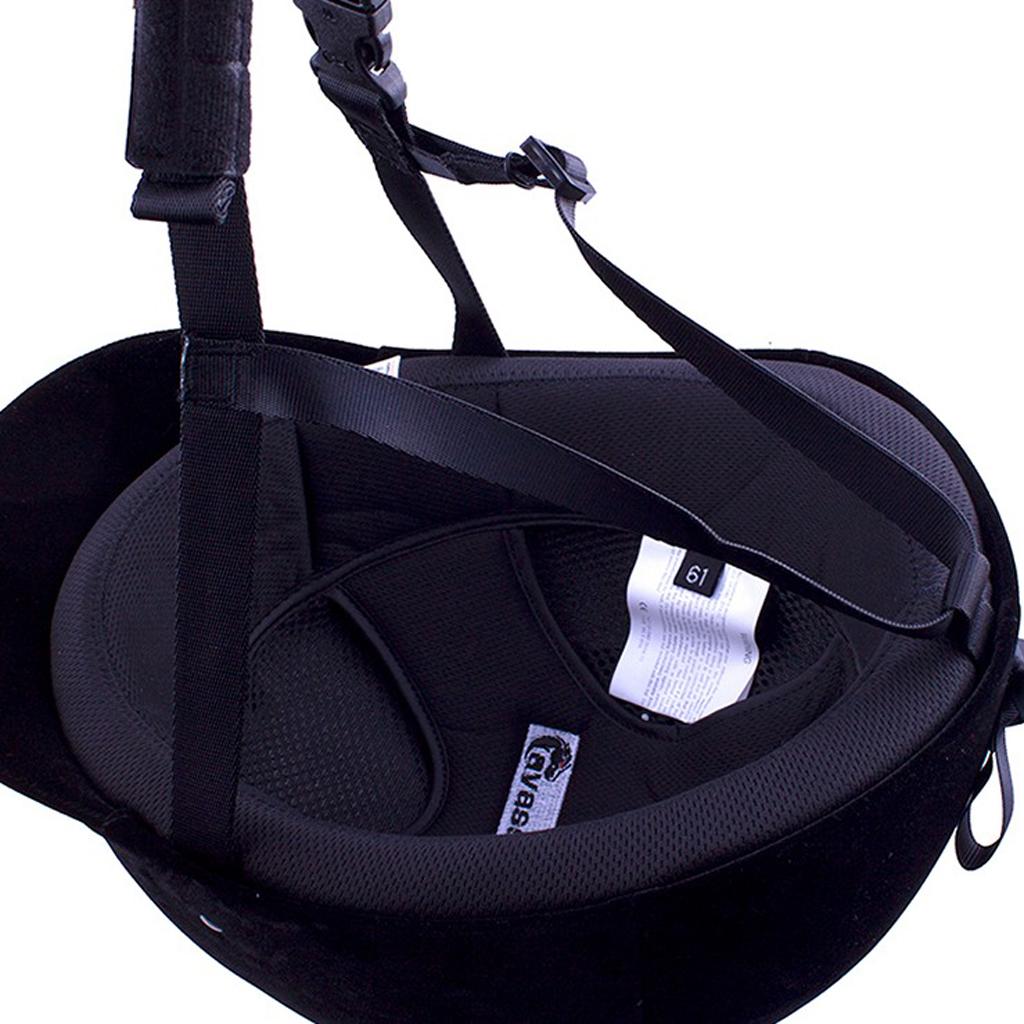 Breathable Velvet Horse Riding Helmet Equestrian Safety Head Protector 58cm