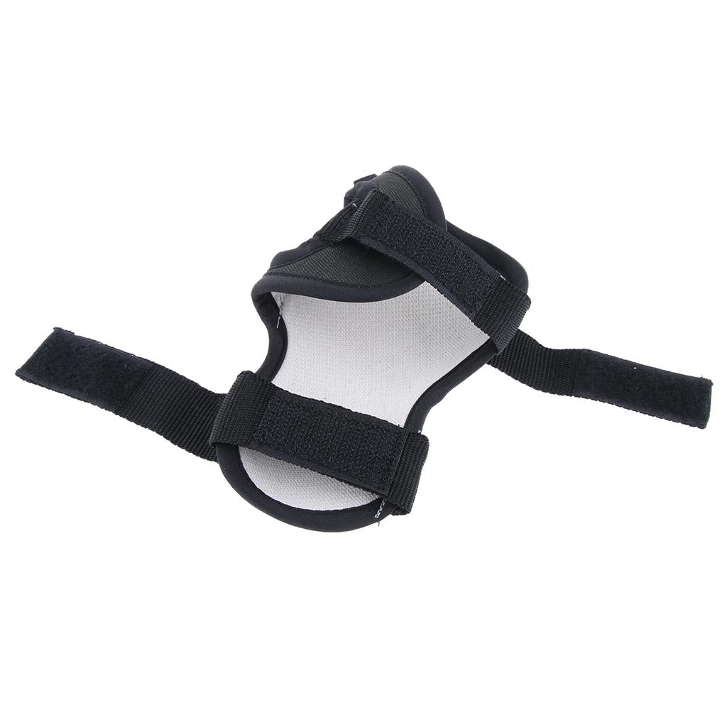 Kids Skate Scooter Cycling Protective Gear Knee Elbow Hand Pads Set Silver