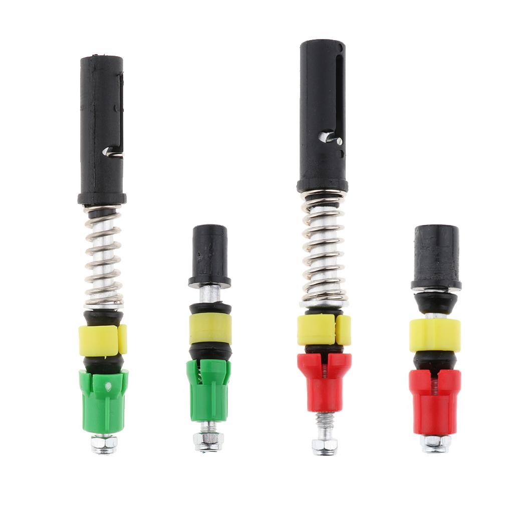 4xPlastic Walking Pole Internal Lock Accessories for Hiking Trekking Outdoors 12x62mm Green