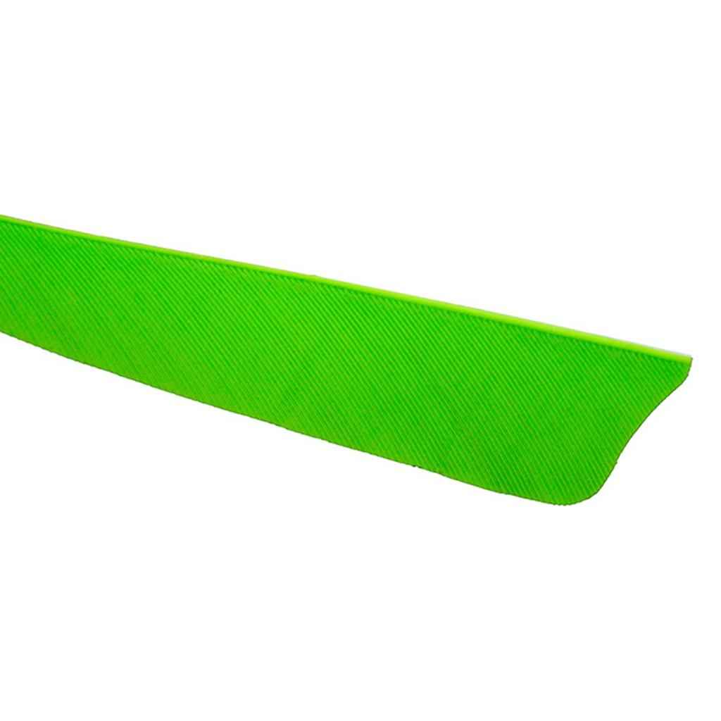 12 Pieces 4 Inch Archery Arrow Feathers Fletchings Vanes Fluorescent Green