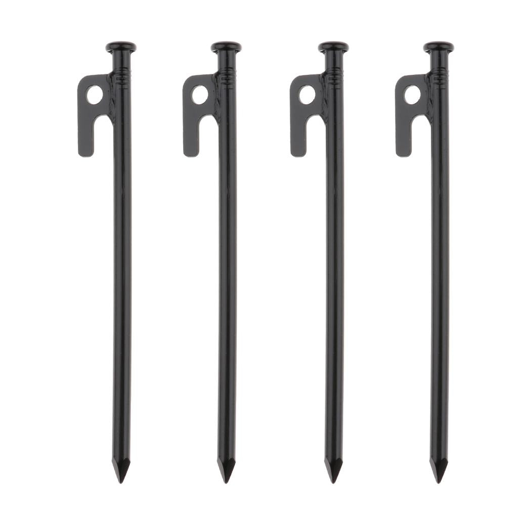 Heavy Duty High Strength Steel Tent Stakes for Outdoors Camping Hiking 20cm