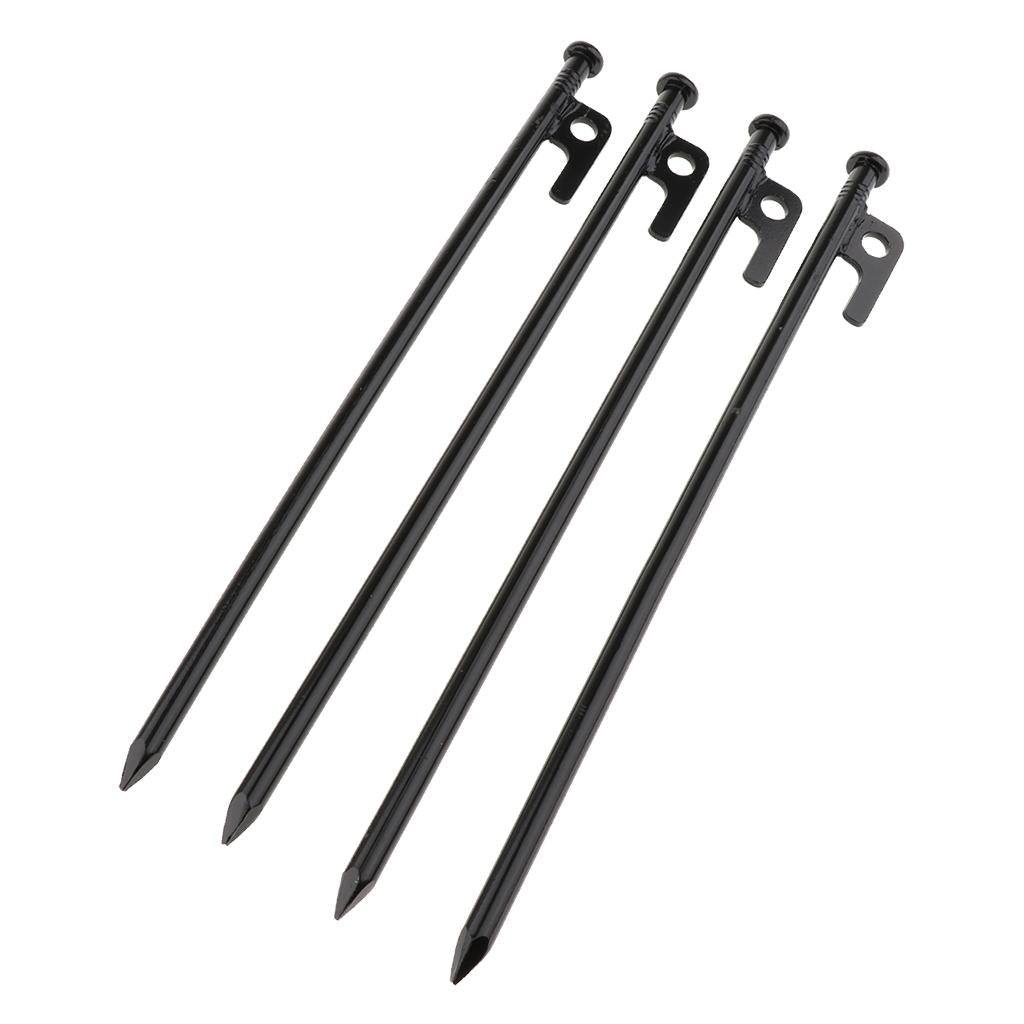 Heavy Duty High Strength Steel Tent Stakes for Outdoors Camping Hiking 30cm