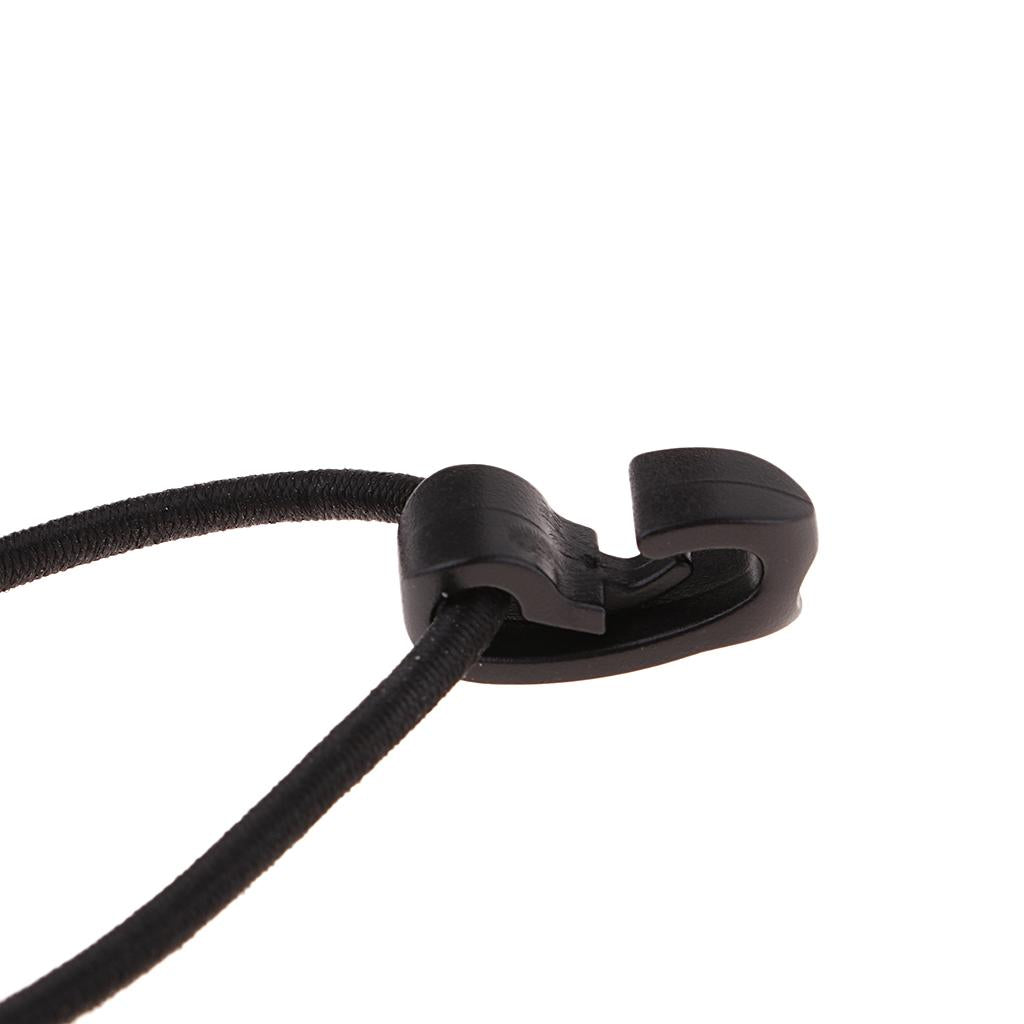 10 Pieces Elastic String Clip Tieless Strand Retaining Cord Clamps Buckle
