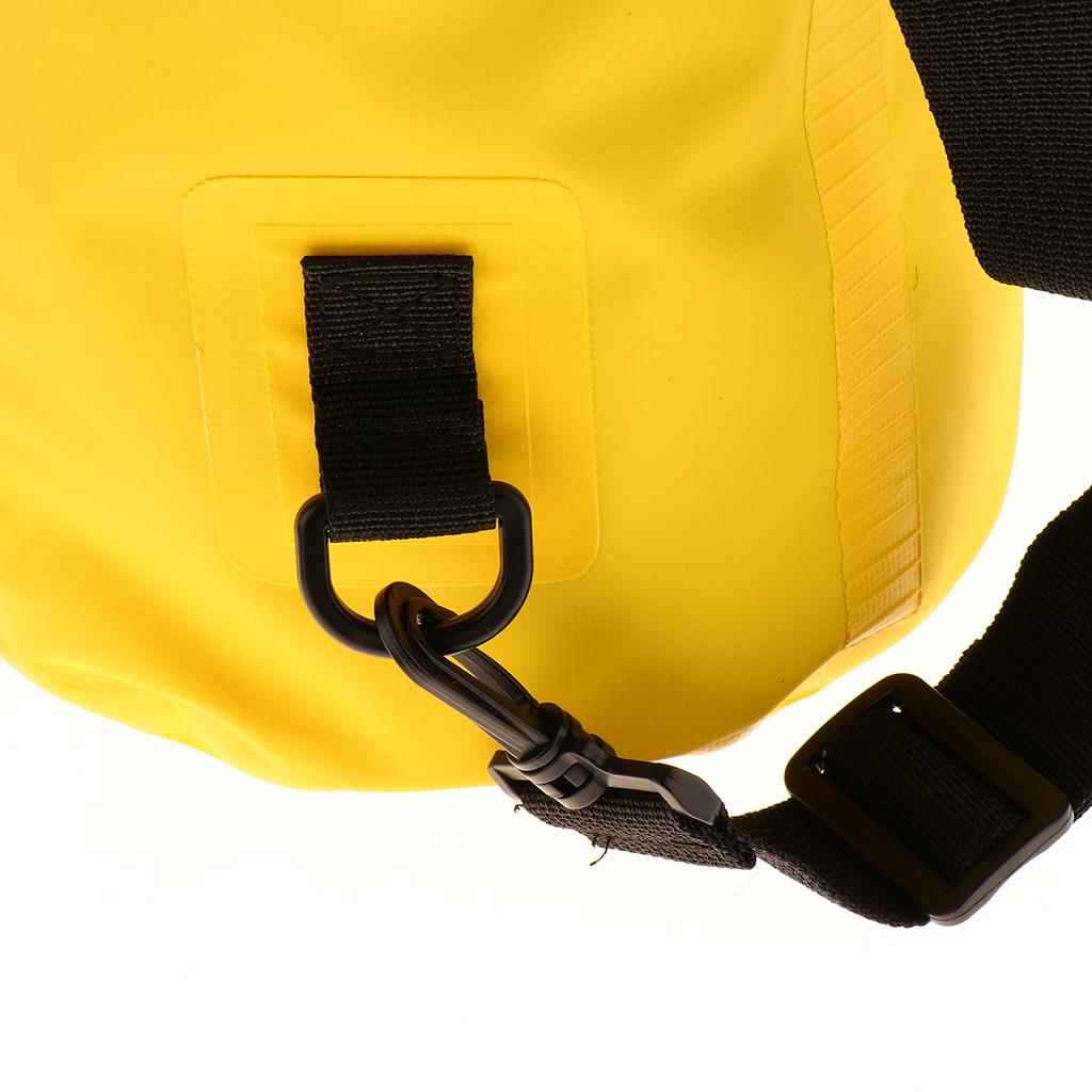 Waterproof Bag Backpack Beach Bucket Rafting Kayaking Sack Yellow
