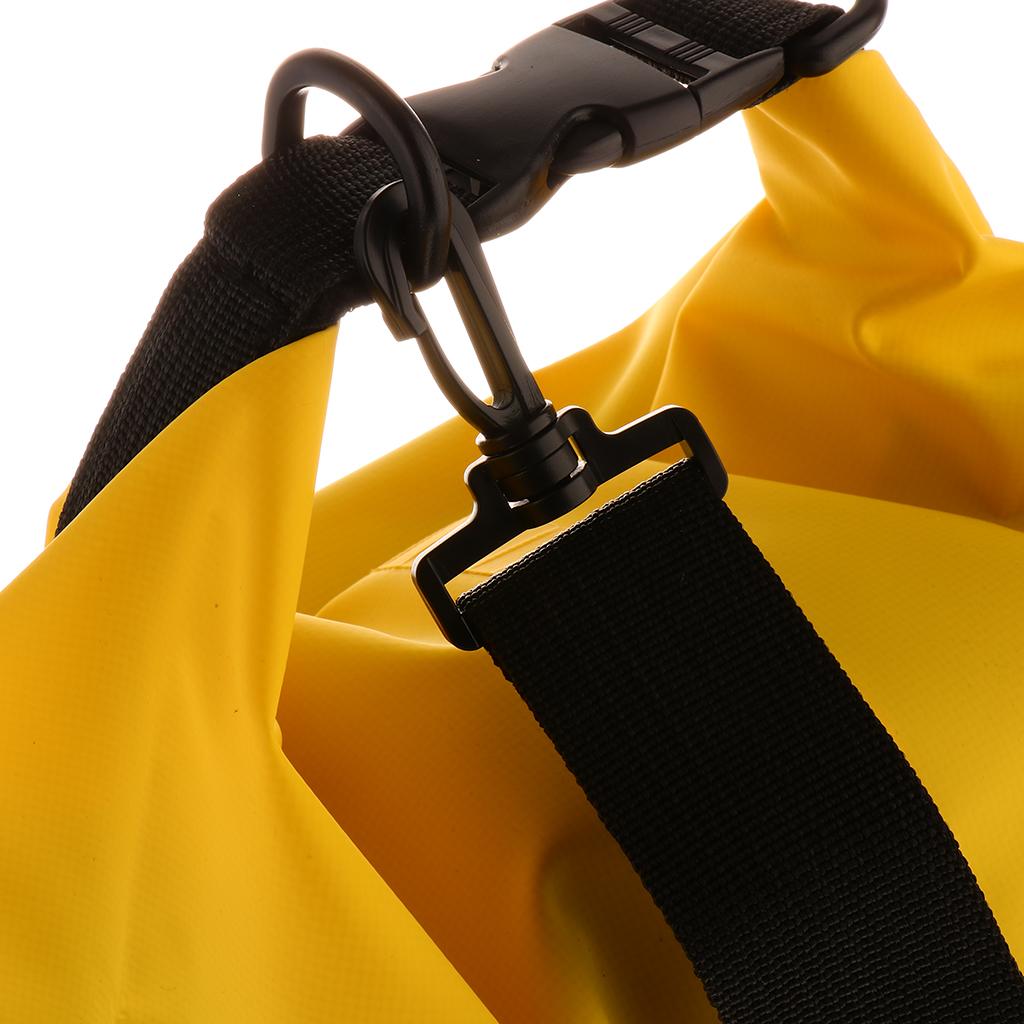 Waterproof Bag Backpack Beach Bucket Rafting Kayaking Sack Yellow