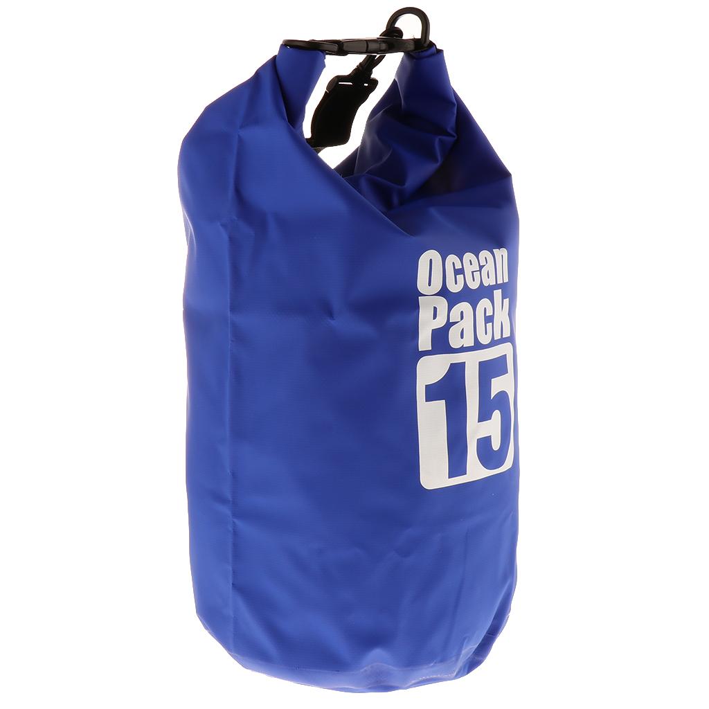Kayak Canoeing Fishing Sailing Camping Waterproof Dry Bag Sack Dark Blue