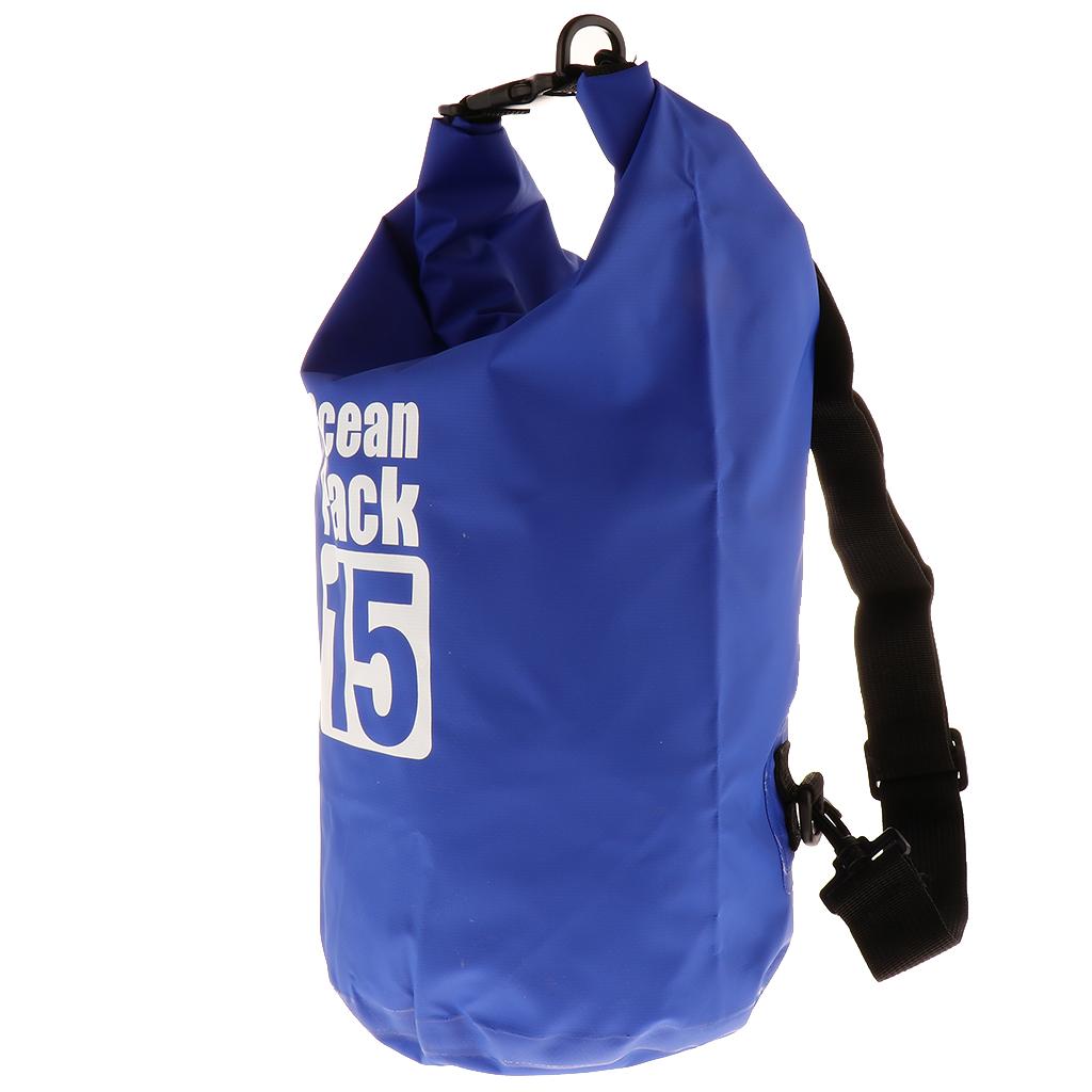 Kayak Canoeing Fishing Sailing Camping Waterproof Dry Bag Sack Dark Blue