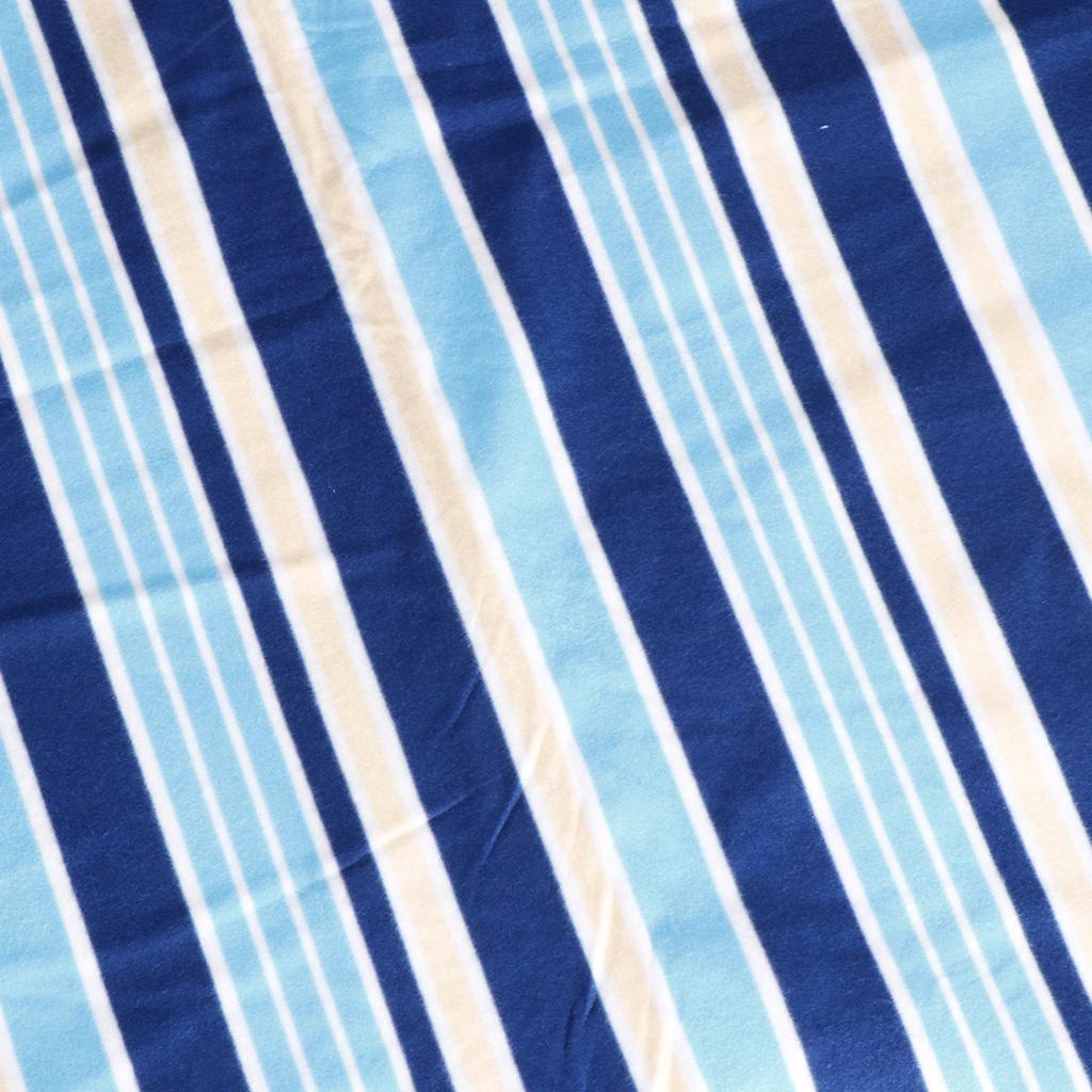 Outdoor Picnic Blanket Mat Waterproof Beach Blanket 200x150CM Blue Stripe