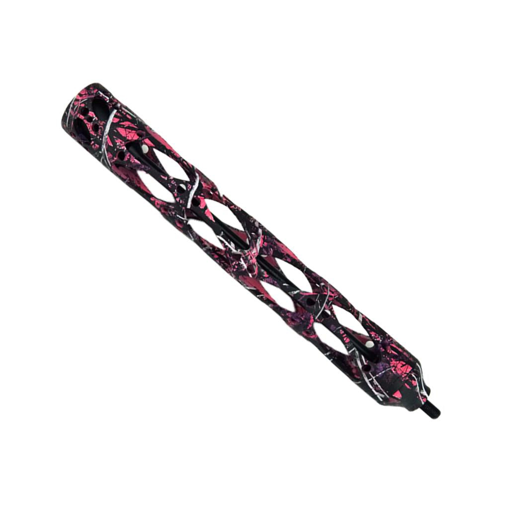 Aluminum Alloy Bow Stabilizer for Compound Archery Bow Pink Camouflage