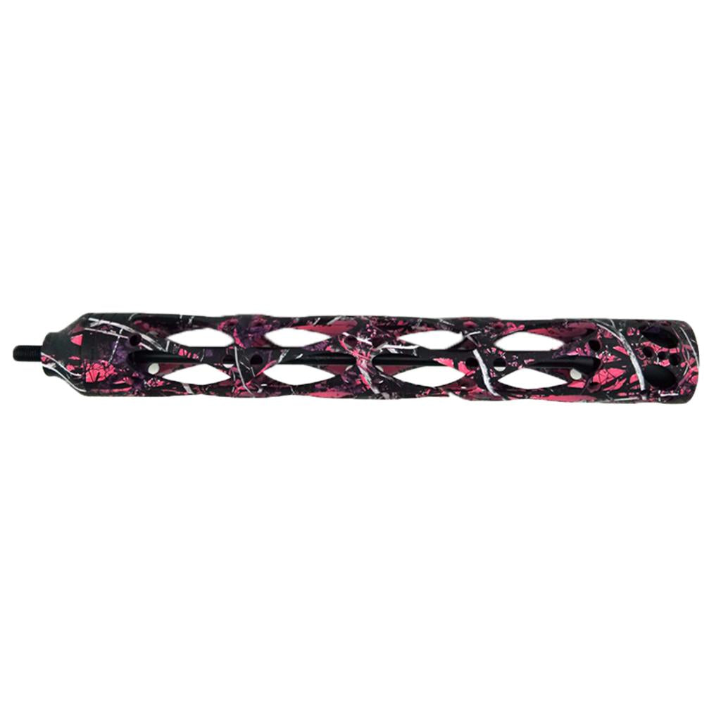 Aluminum Alloy Bow Stabilizer for Compound Archery Bow Pink Camouflage
