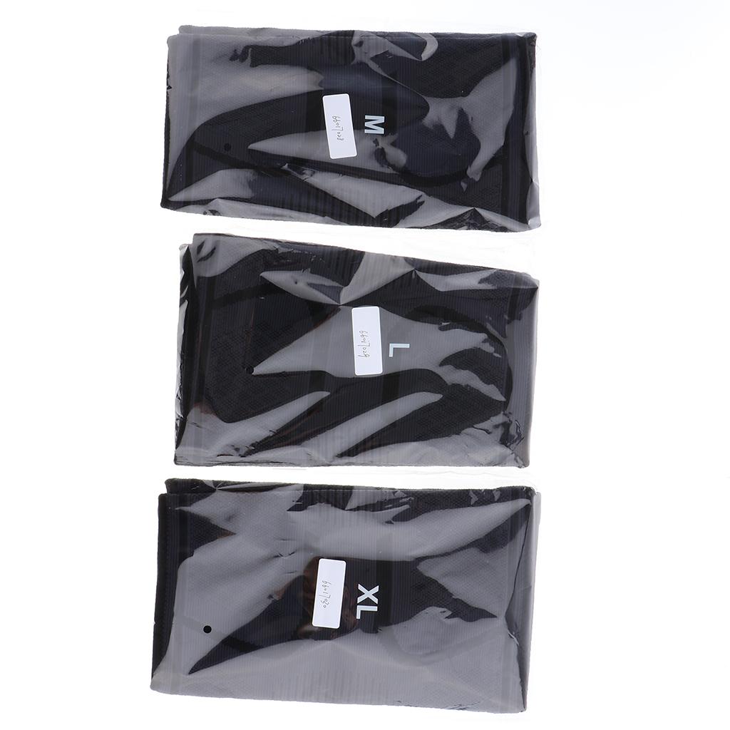 Nylon Compression Knee Sleeves Brace Support for Outdoor Sports Black M