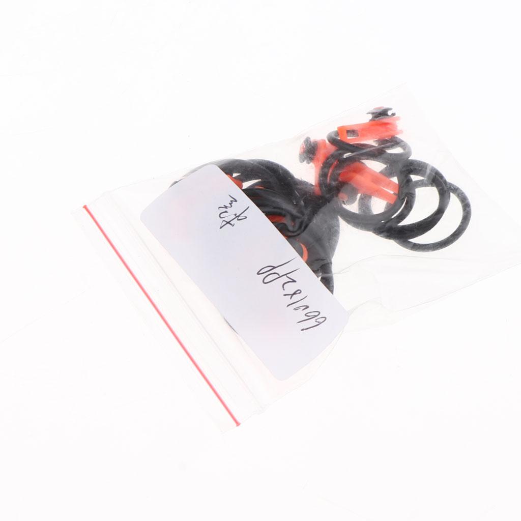 2x10pcs Fishing Rod Hook Keeper Hook Holder Orange