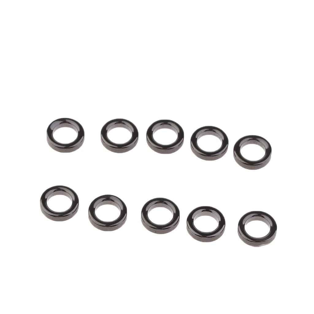 10pcs Fishing Rod Guides Ring DIY Pole Tip Top Repair Rods Guide Eye Ring S