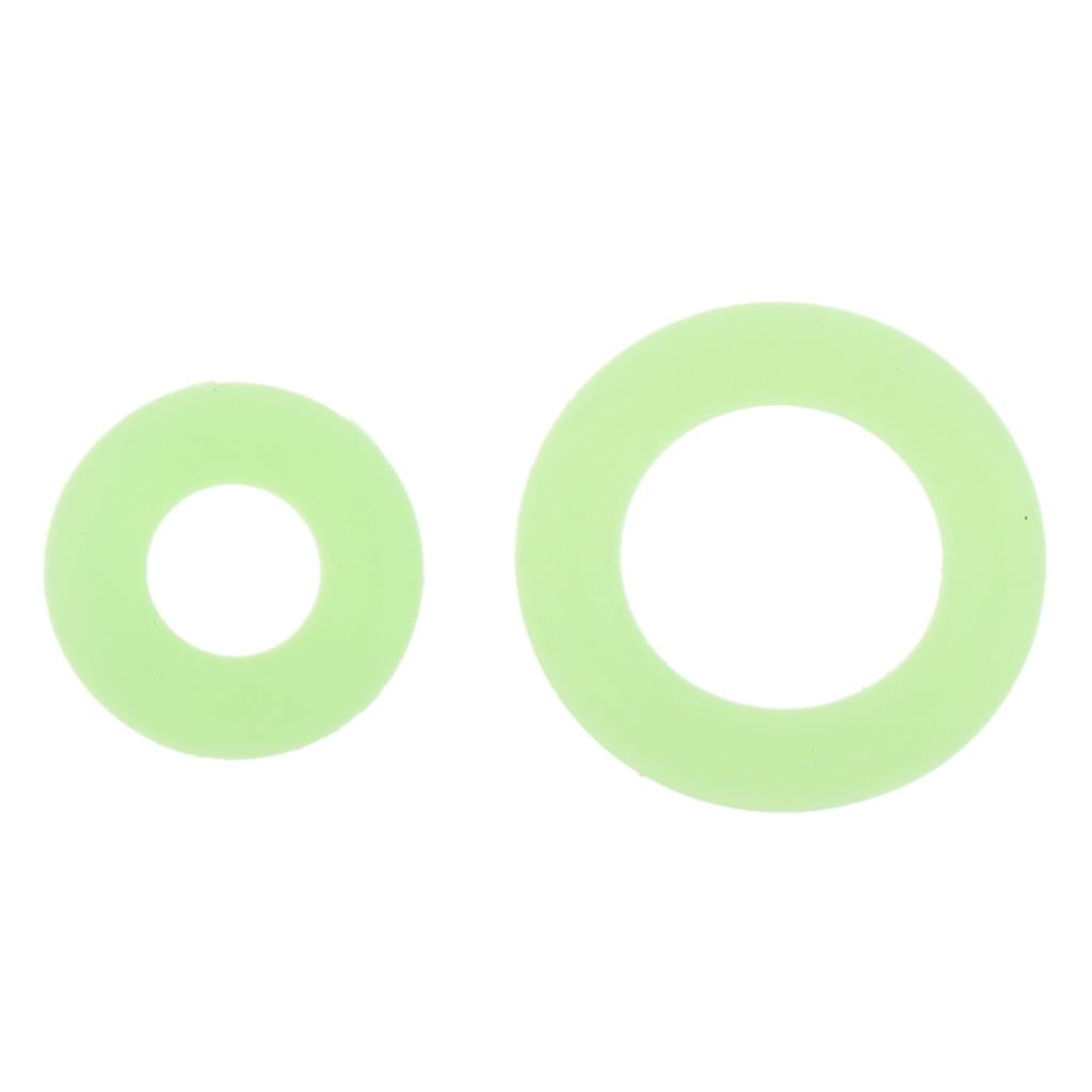 3x10 Pieces/Pack Silicone Luminous Ring Night Fishing Tent Nail Safety Signs L