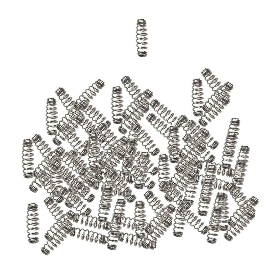 100 x Barbed Fishing Hook Stainless Steel Spring Accessories M