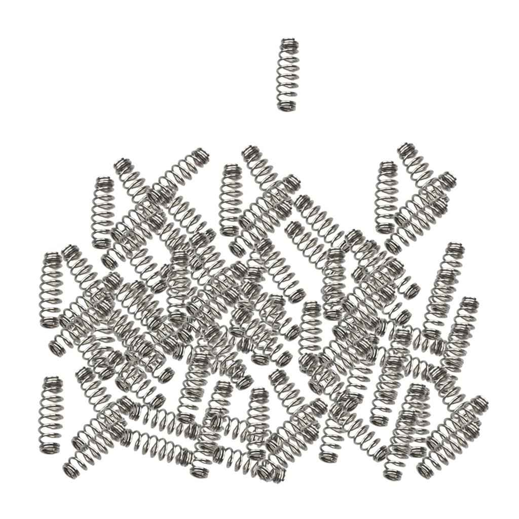 100 x Barbed Fishing Hook Stainless Steel Spring Accessories M