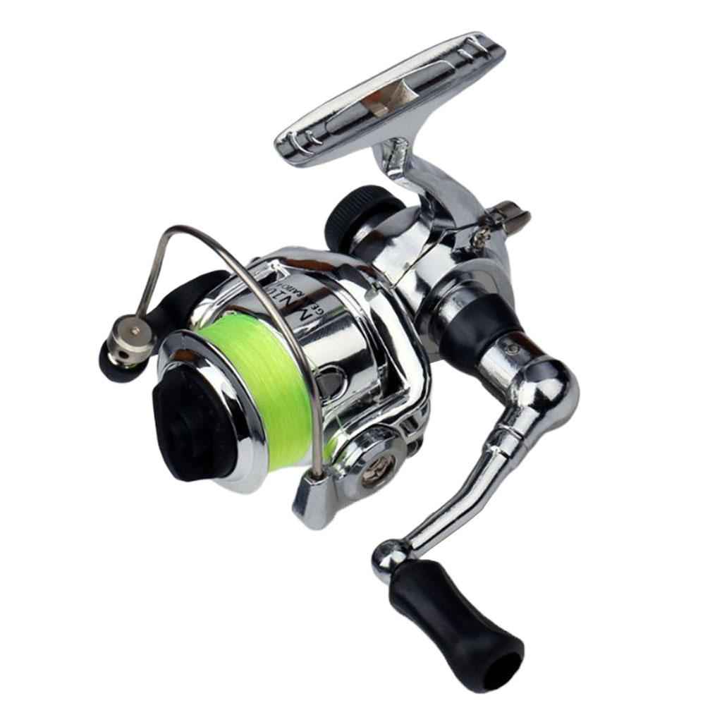 Mini Smooth Fishing Reel Steel Bait Casting Fishing Reels w/ Metal Wire Cup