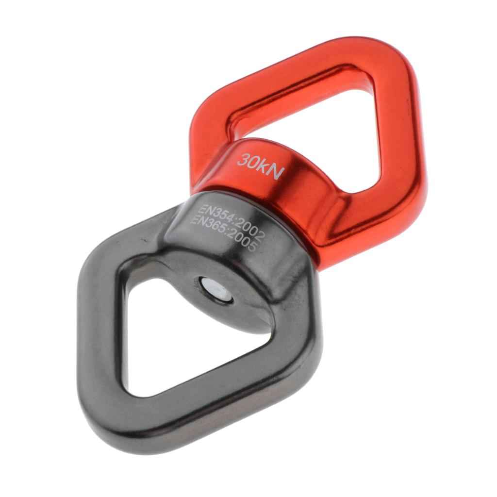 30KN Rotary Connector Hammock Swing Spinner Rope Swivel Connector Orange