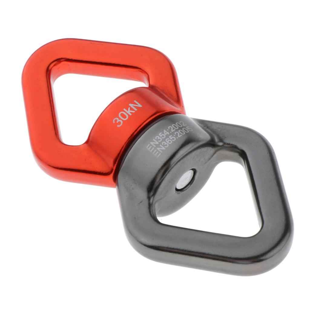 30KN Rotary Connector Hammock Swing Spinner Rope Swivel Connector Orange