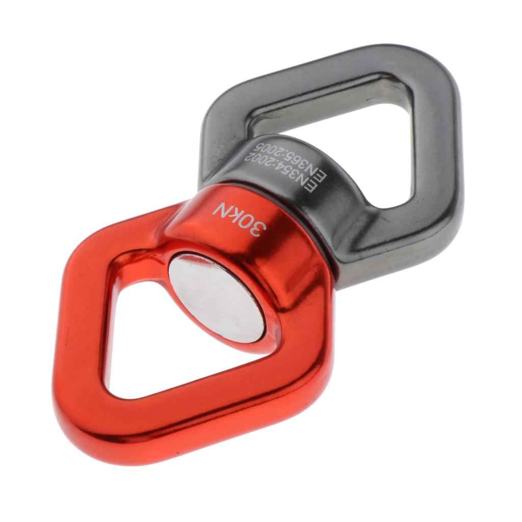 30KN Rotary Connector Hammock Swing Spinner Rope Swivel Connector Orange