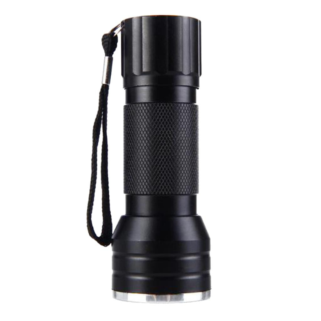 4xUltra Violet LED Flashlight Black Light Inspection Lamp Torch Aluminum Alloy