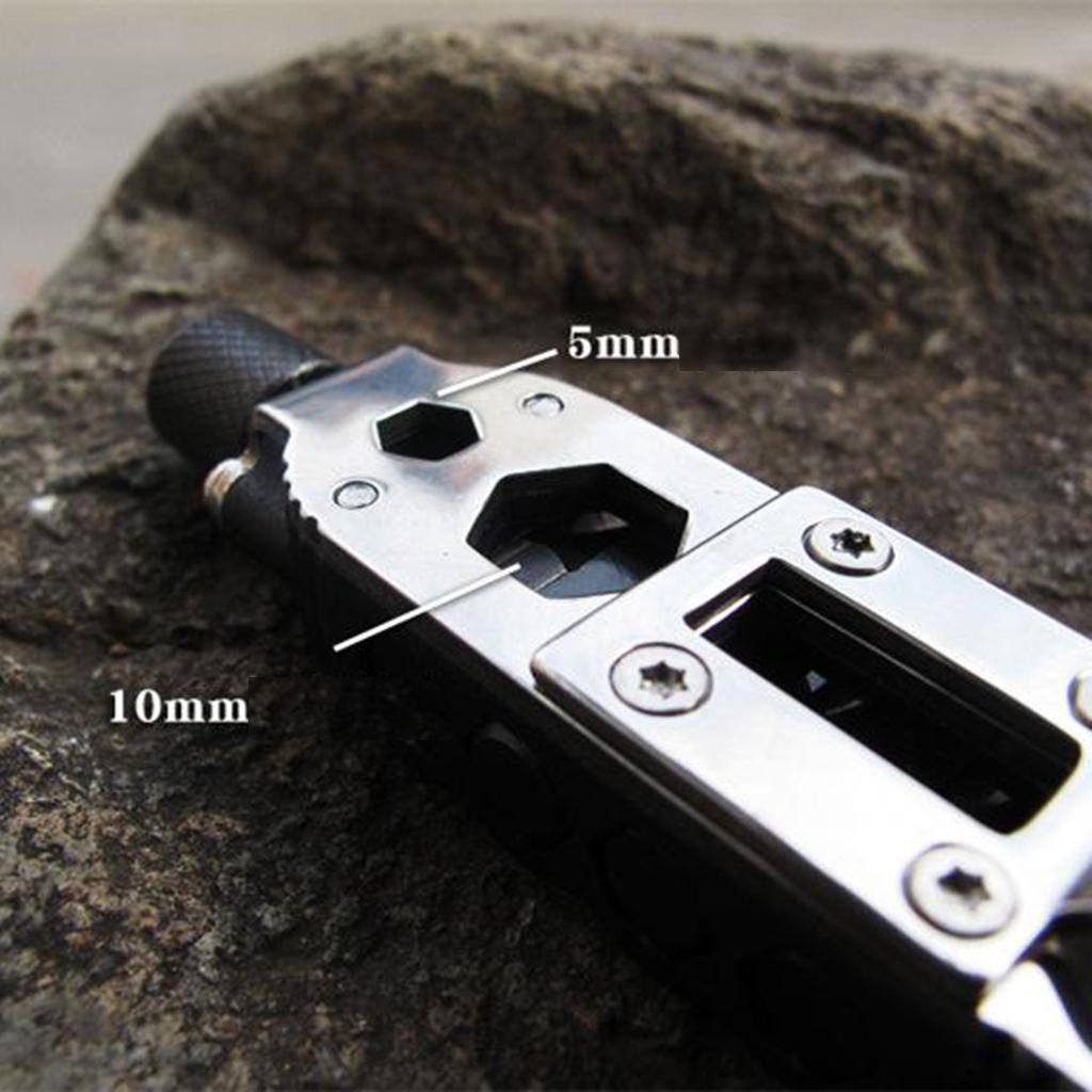 2xCompact Multifunctional Screwdriver Outdoor Portable Hexagon Wrench Survival