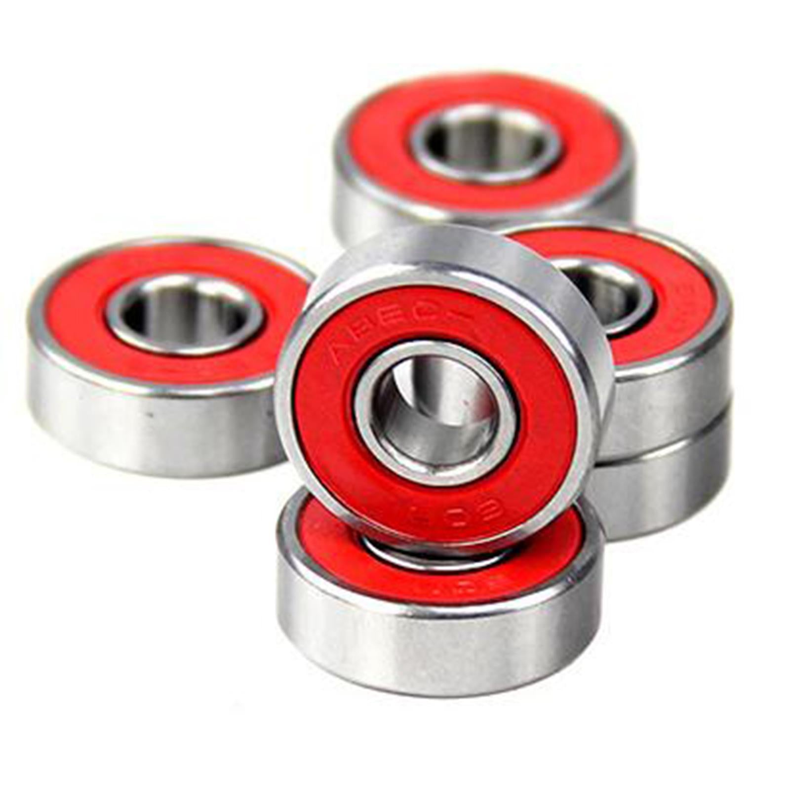 Alloy Solid Skateboard Truck 7'' Wheel Wrench Roller Part Black Orange