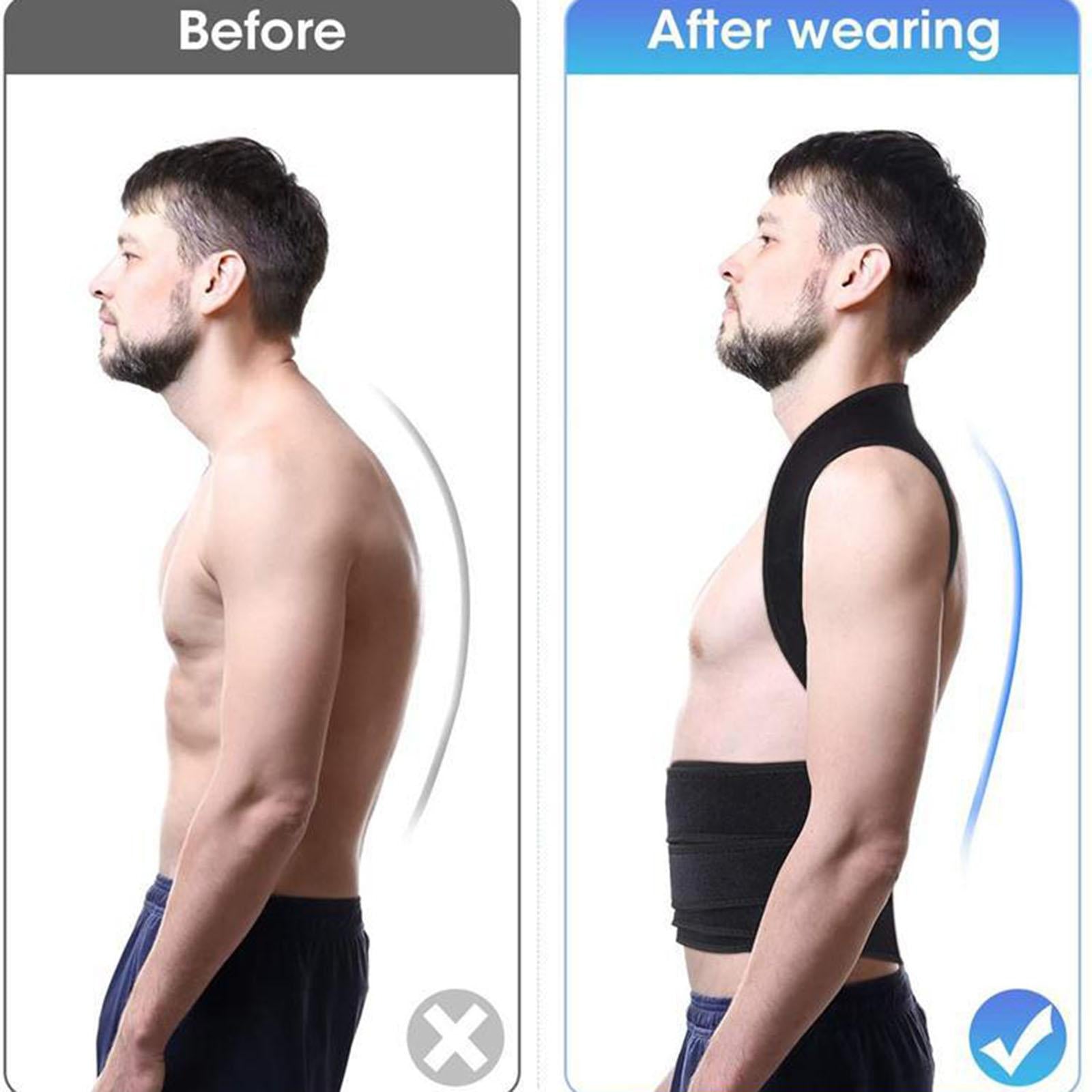 Breathable Posture Corrector Spine and Back Support for Shoulders Back Brace XL