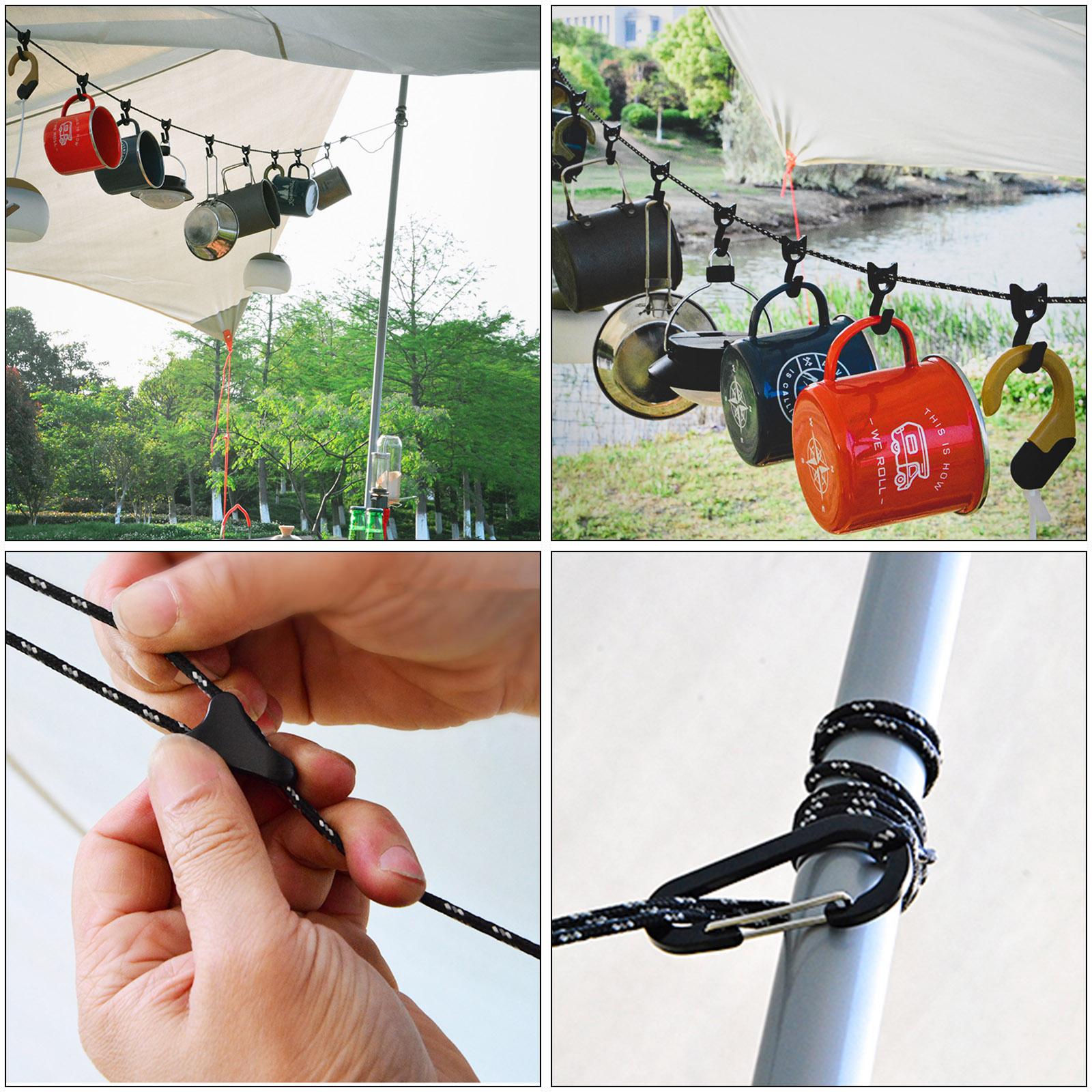 5x10x Awning Lights Curtain Clips Hanging Tablecloth Towel Clips Shoes Clips