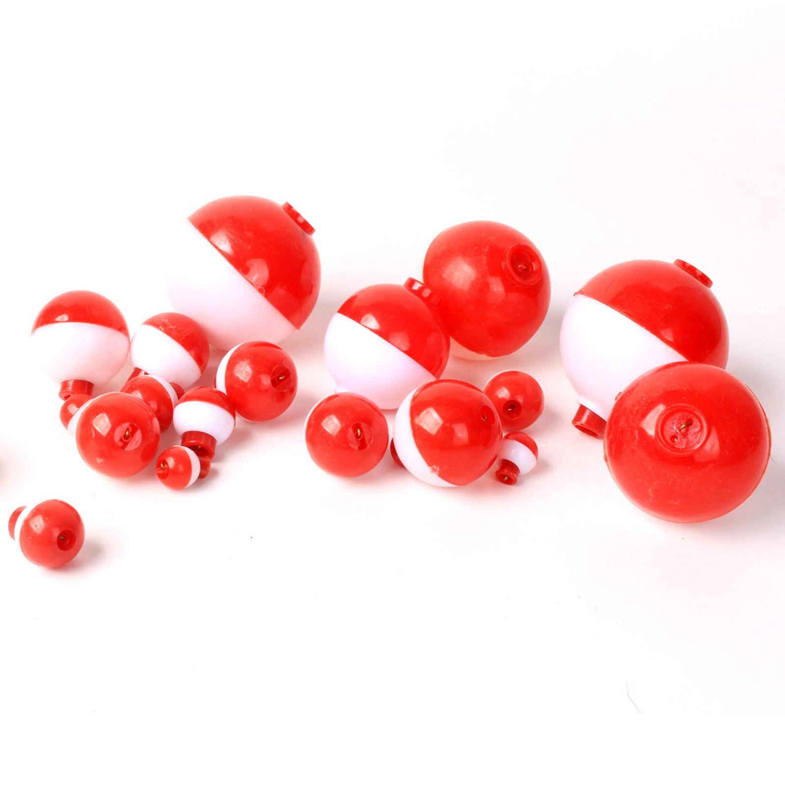 4xFishing Bobber Push Button Fishing Float Set Tackle 18mm 10PCS