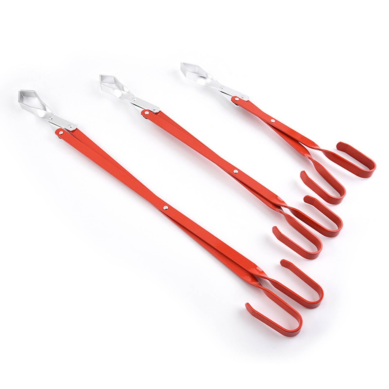 Campfire Tongs Log Grabber Firewood Fire Pit Tools Camping Fireplace Tools M