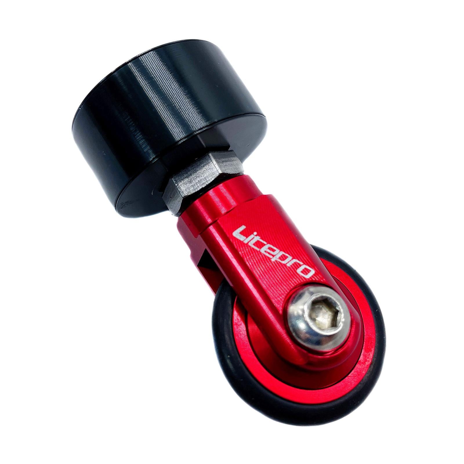Alloy Folding Bike Easy Wheel 33.9mm Seatpost Saddle Tube EZ Wheel Roller