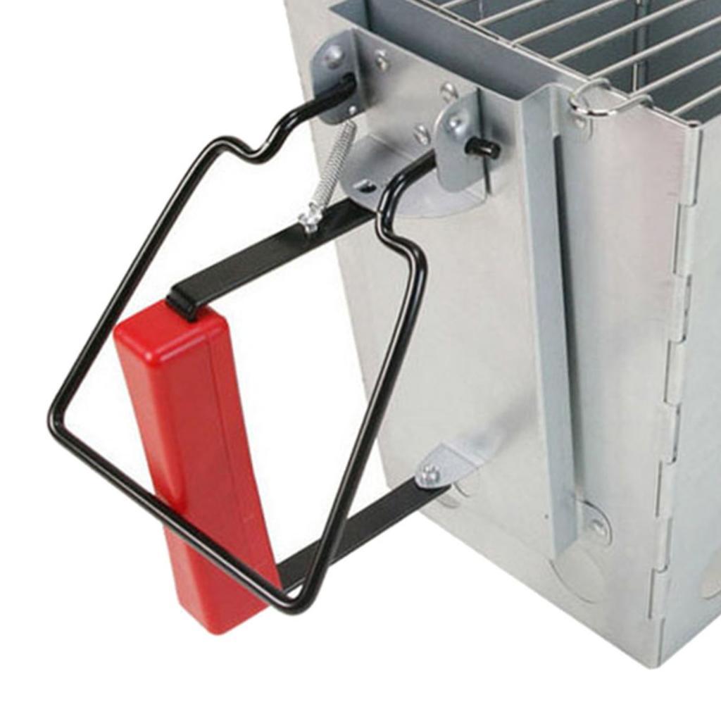 BBQ Charcoal Chimney Starter Camping Quick Grill Lighter Compact Foldable