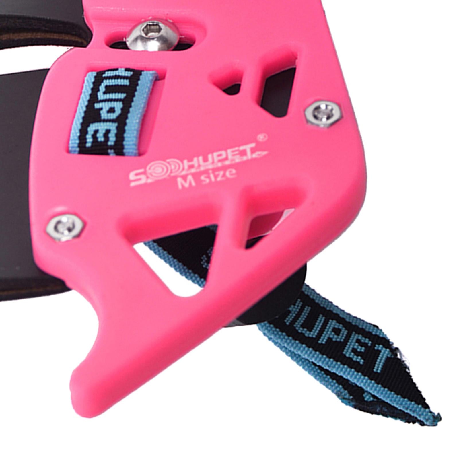Bow Finger Tab Right Hand Finger Protector Guard Shooting Practice Pink M