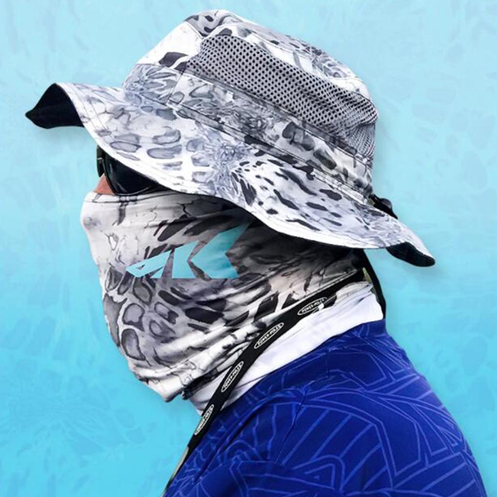 Cooling Neck Face Mask Cycling Bandana Face Cover Scarf Headband Silver