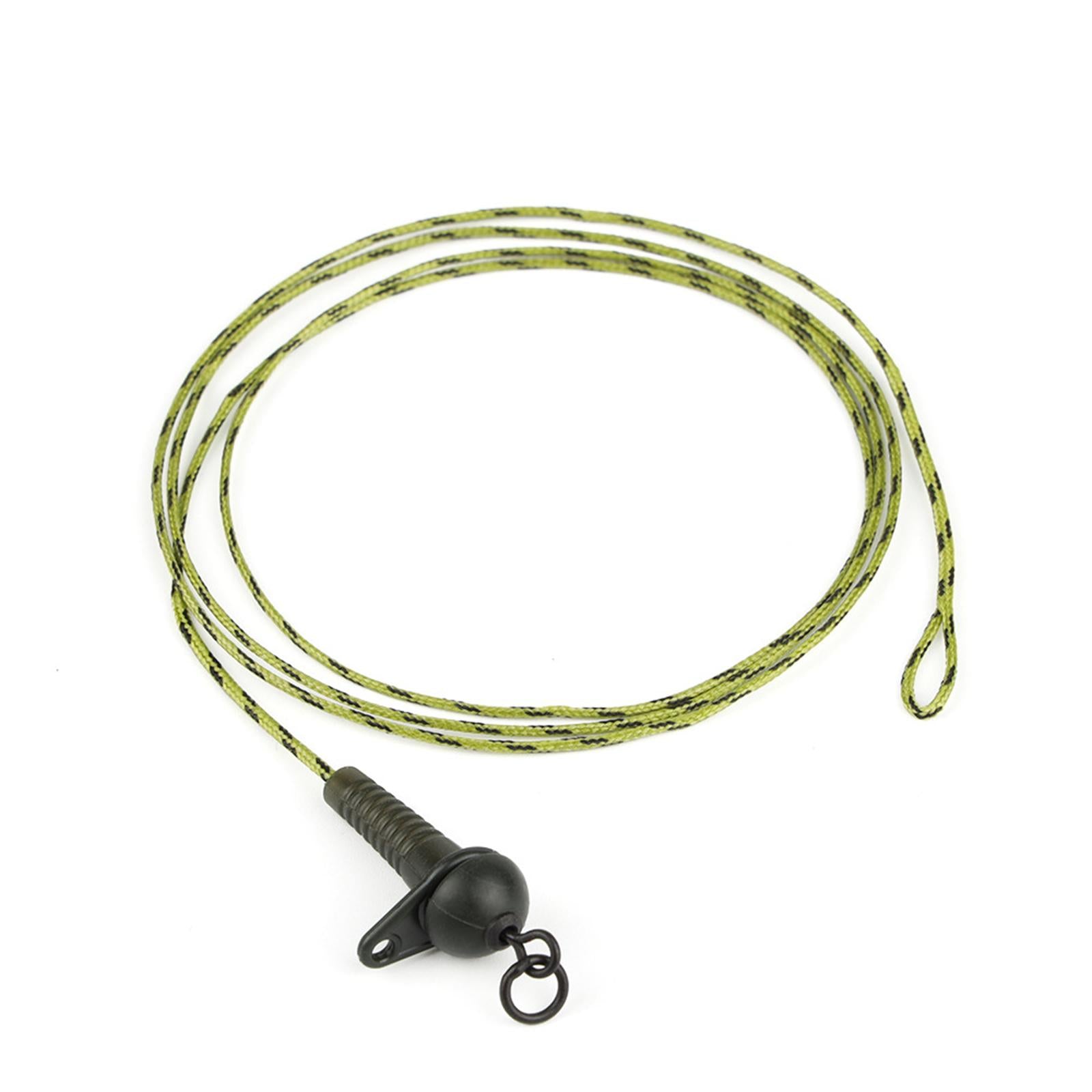 Carp Fishing Leader PE Braided Line with Lead Clip Quick Change Swivel 35LB